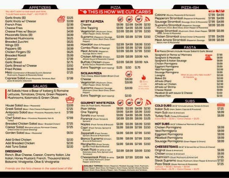 Baba's Pizzeria - Chesapeake, VA menu_pic