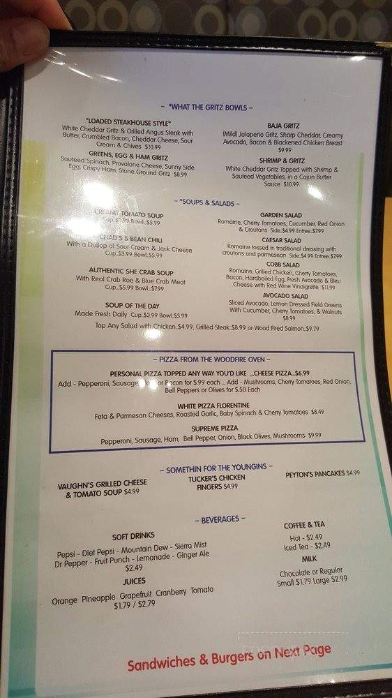 What the Gritz - Virginia Beach, VA menu_pic