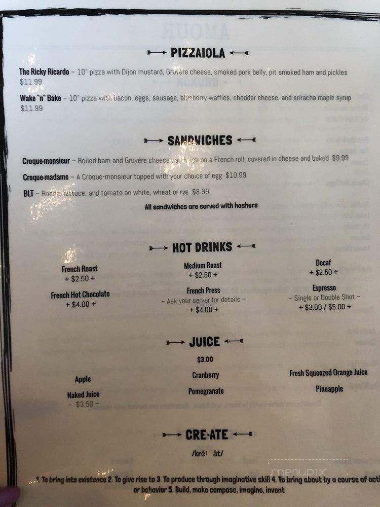 Amour - Virginia Beach, VA menu_pic