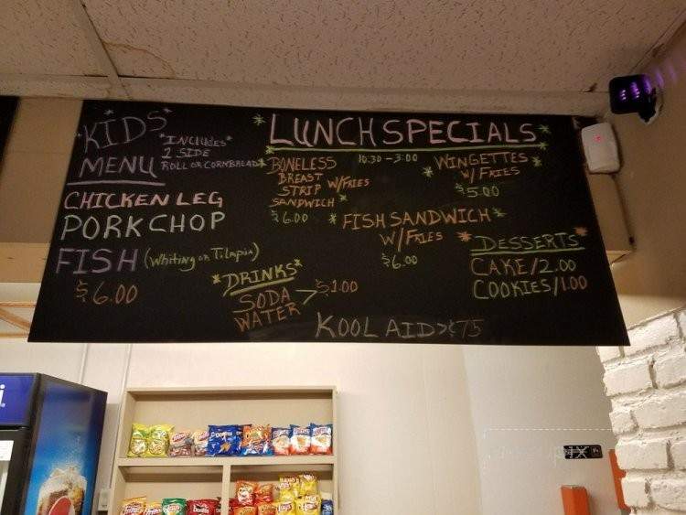 Godfrey's Soul Food - Norfolk, VA menu_pic
