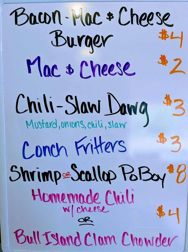 Island Dawgs and Cones - Poquoson, VA menu_pic