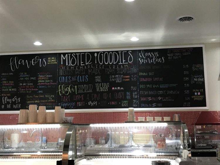 Mister Goodies Homemade Ice Cream - Lynchburg, VA menu_pic