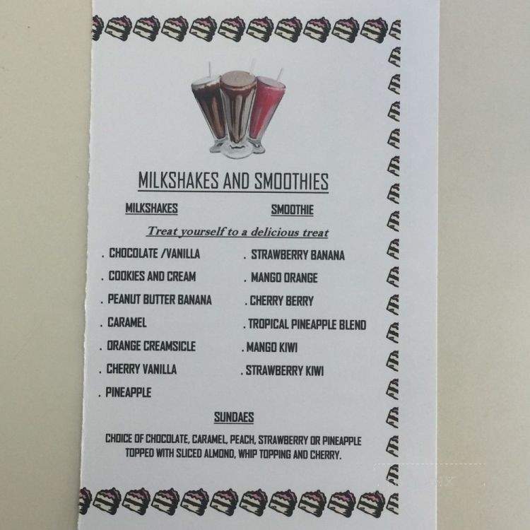 Wah Gwaan Diner - White Sulphur Springs, WV menu_pic