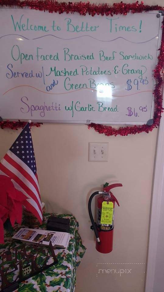 Better Times of Moorefield - Moorefield, WV menu_pic