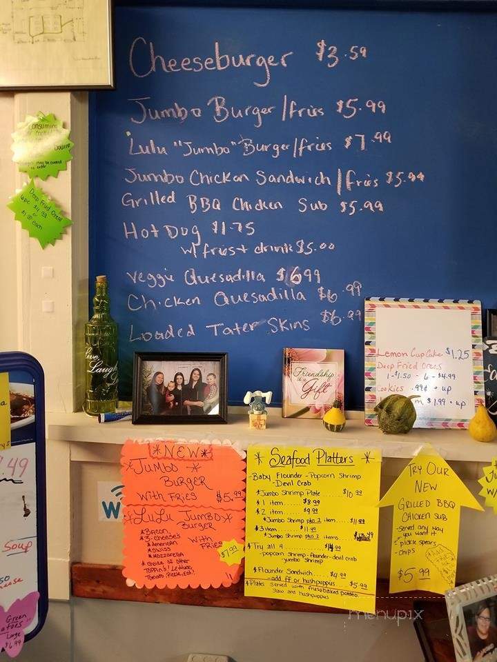 LuLu's Pizza - Danbury, NC menu_pic