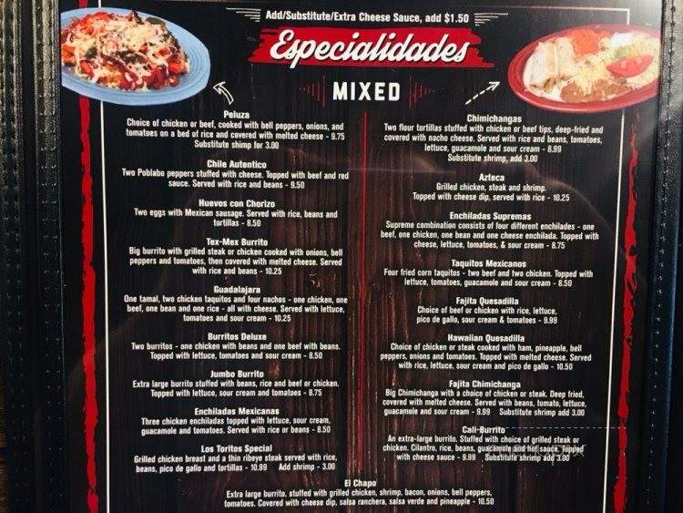 Los Toritos Mexican Cuisine - Winston-Salem, NC menu_pic