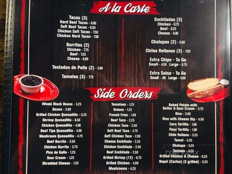 Los Toritos Mexican Cuisine - Winston-Salem, NC menu_pic