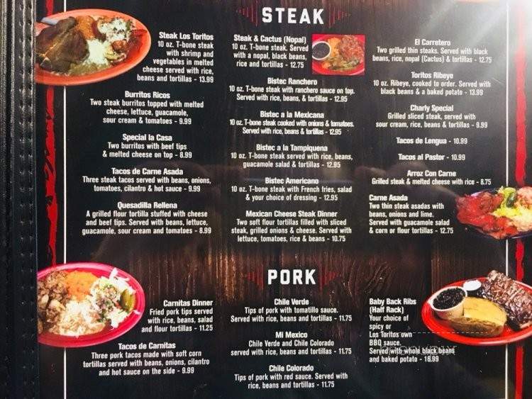 Los Toritos Mexican Cuisine - Winston-Salem, NC menu_pic