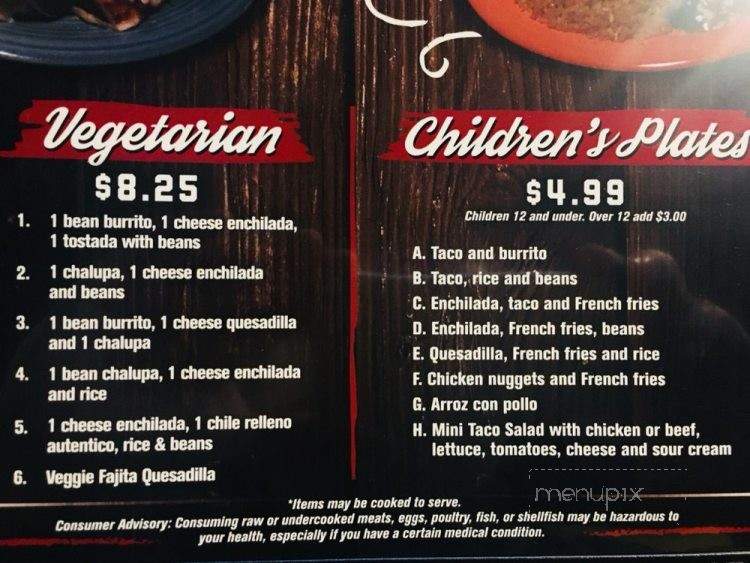 Los Toritos Mexican Cuisine - Winston-Salem, NC menu_pic