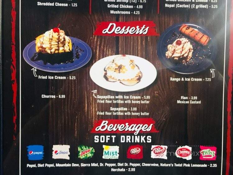 Los Toritos Mexican Cuisine - Winston-Salem, NC menu_pic
