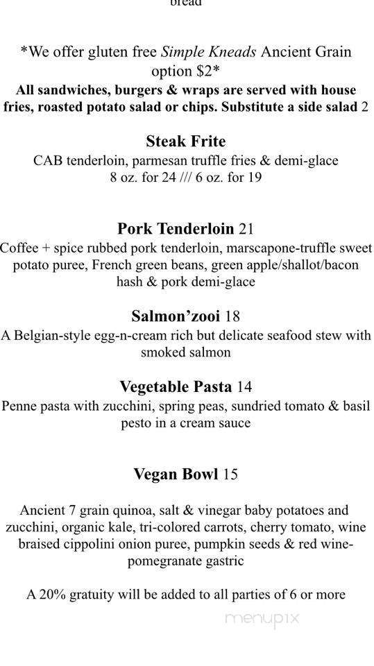 Fixins' American Craft Eatery - High Point, NC menu_pic
