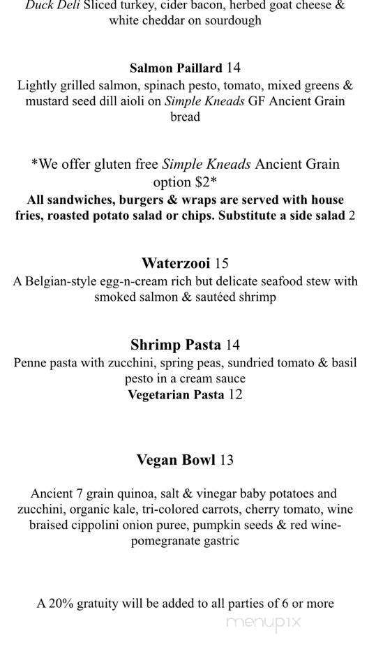 Fixins' American Craft Eatery - High Point, NC menu_pic