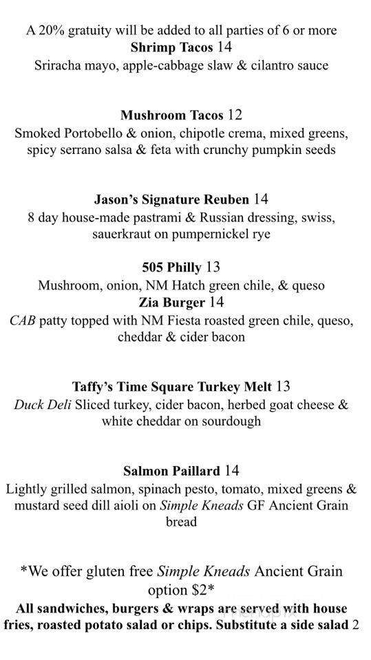 Fixins' American Craft Eatery - High Point, NC menu_pic