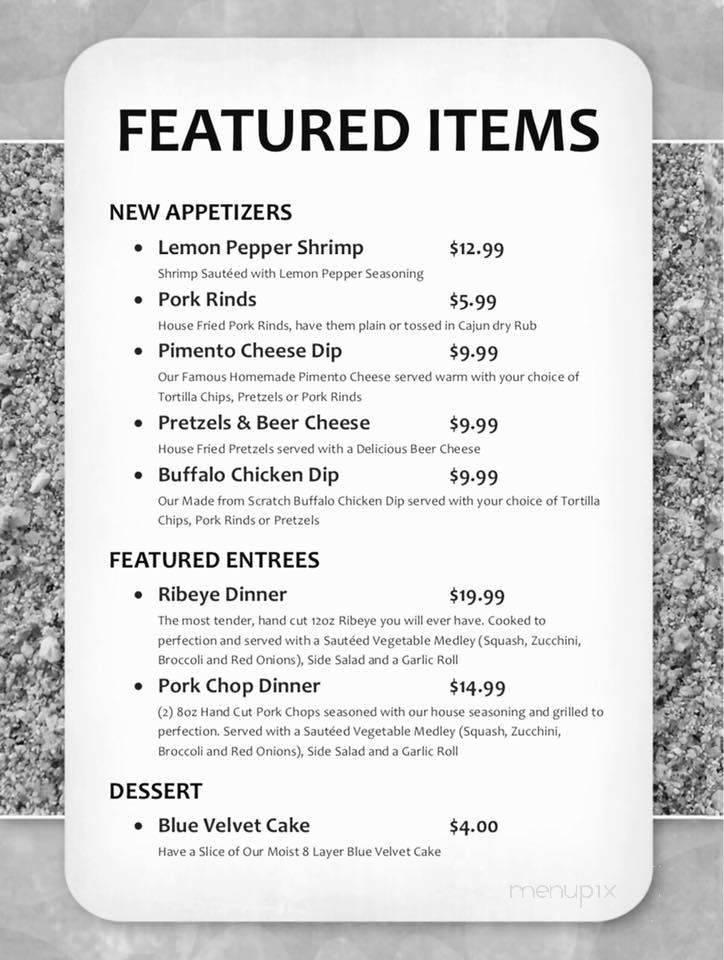 Blind Pig - Michigan City, IN menu_pic