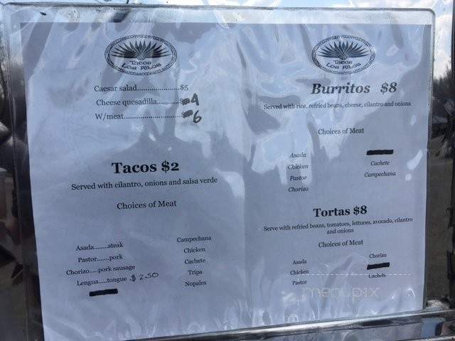 Tacos Los Altos - Hillsborough, NC menu_pic