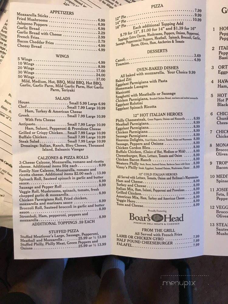 I Love NY Pizza - Cameron, NC menu_pic