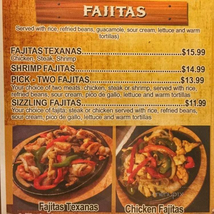Vaquero's Diner & Mexican Grill - Greensboro, NC menu_pic