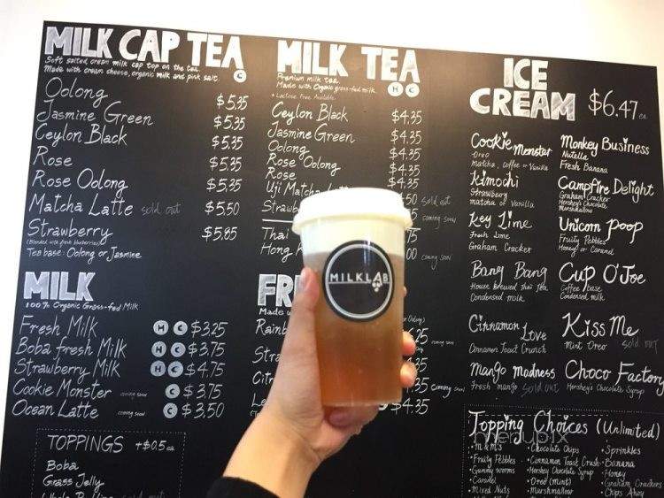 Milk Lab - Cary, NC menu_pic