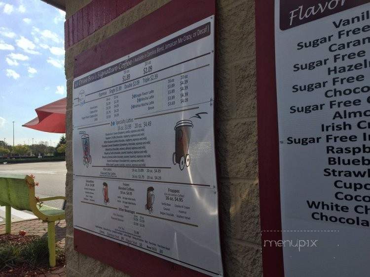 Drive Bru - Fuquay Varina, NC menu_pic