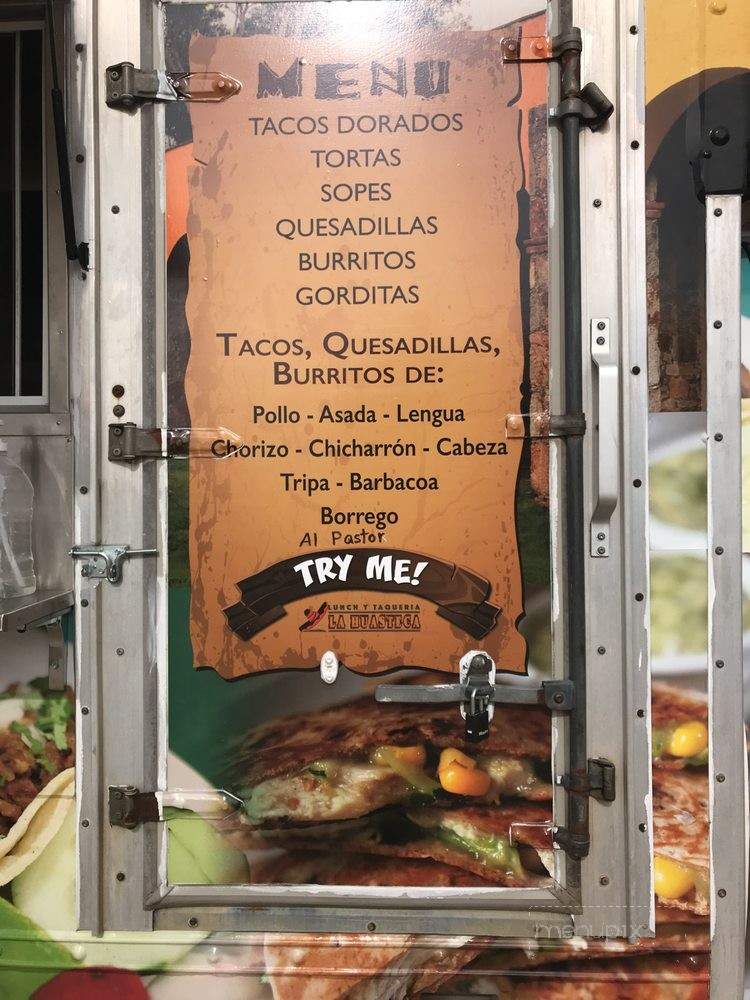 La Huasteca Taqueria - Raleigh, NC menu_pic