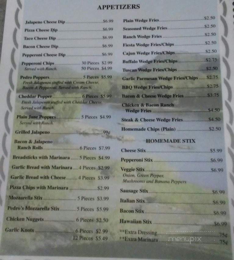 Mi Amor's Pizzeria - Chocowinity, NC menu_pic