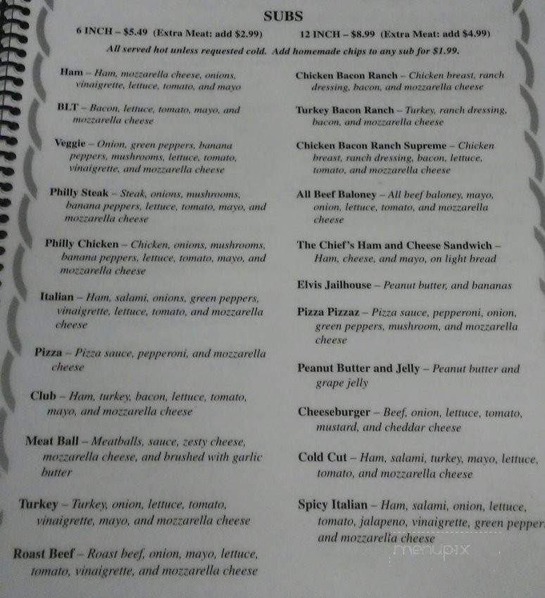 Mi Amor's Pizzeria - Chocowinity, NC menu_pic