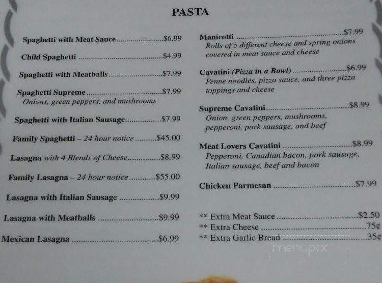 Mi Amor's Pizzeria - Chocowinity, NC menu_pic