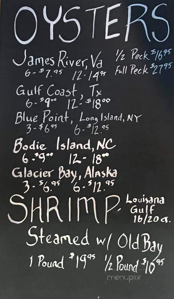 Edenton Bay Oyster Bar - Edenton, NC menu_pic