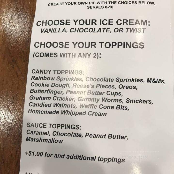 Higher Grounds A Coffee & Ice Cream - Kill Devil Hills, NC menu_pic
