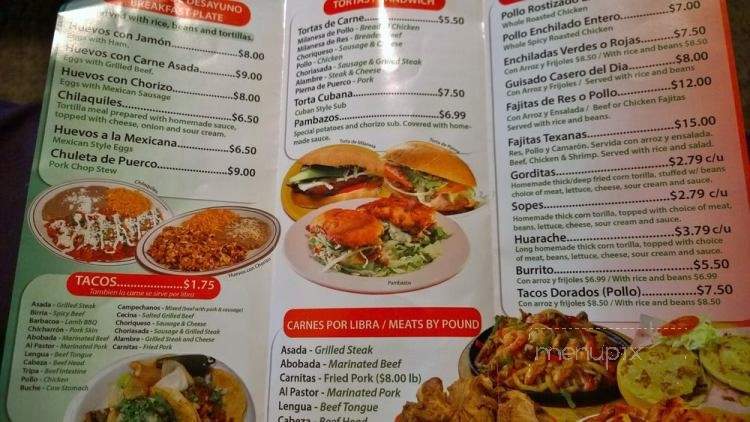 Taqueria Hermanos Chavez - Lincolnton, NC menu_pic