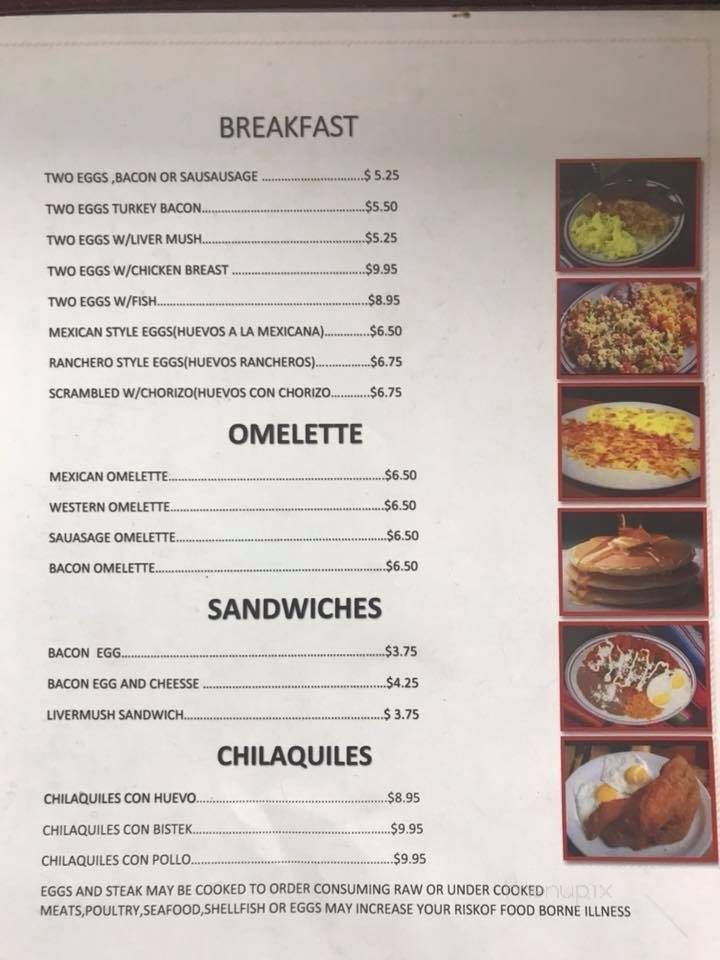 Senor Taco - Charlotte, NC menu_pic