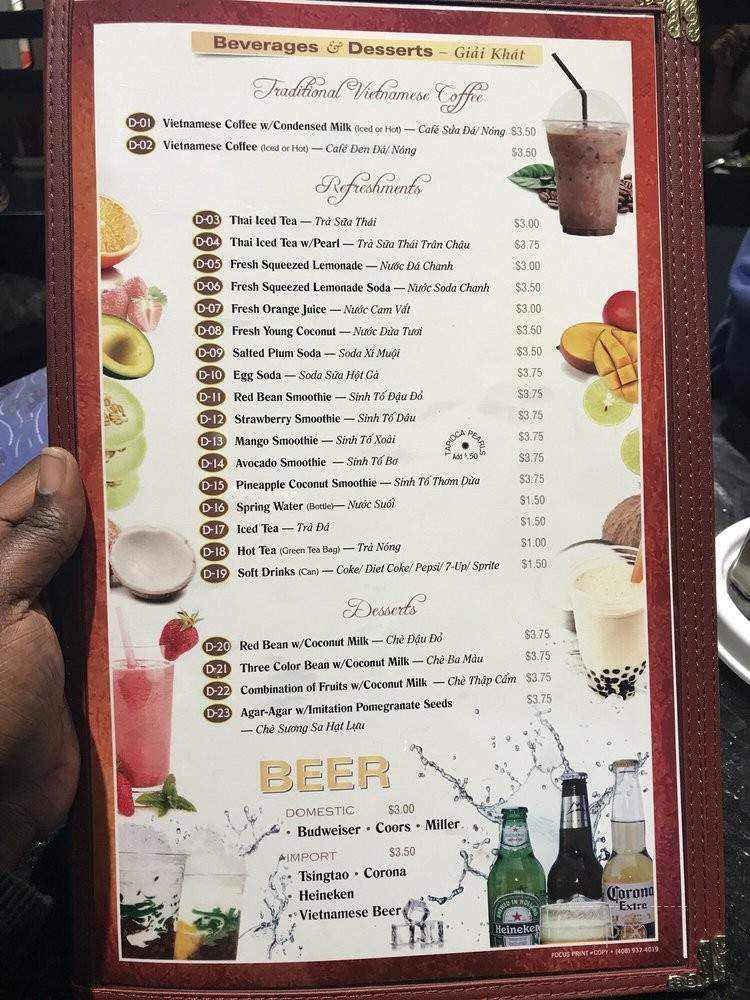 Mr. Pho - Charlotte, NC menu_pic