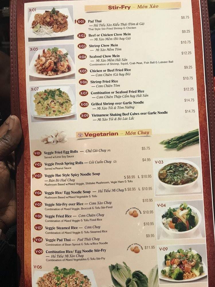 Mr. Pho - Charlotte, NC menu_pic