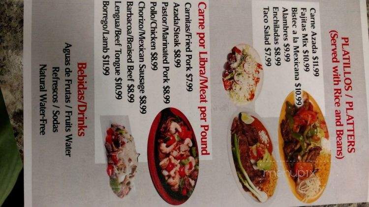 Taqueria Las Delicias - Fayetteville, NC menu_pic