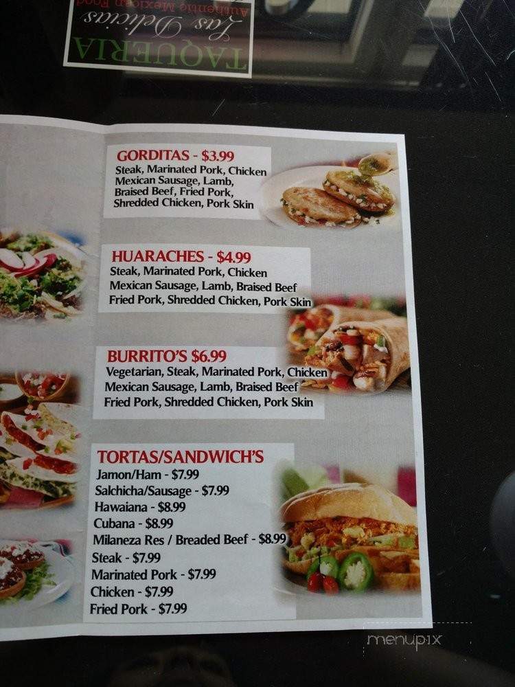 Taqueria Las Delicias - Fayetteville, NC menu_pic