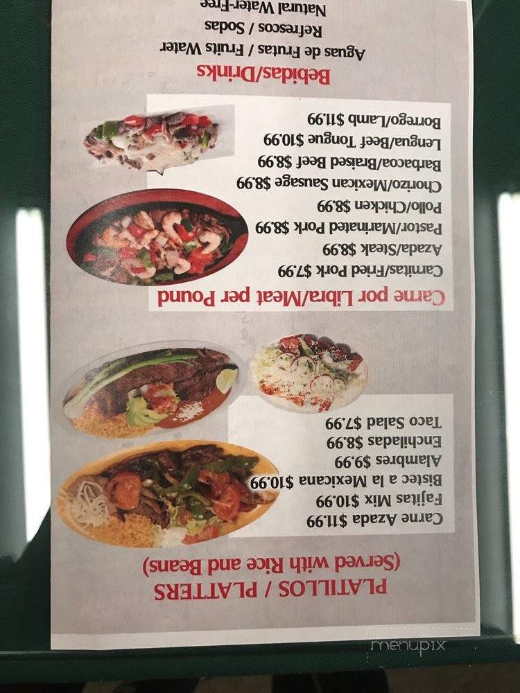 Taqueria Las Delicias - Fayetteville, NC menu_pic