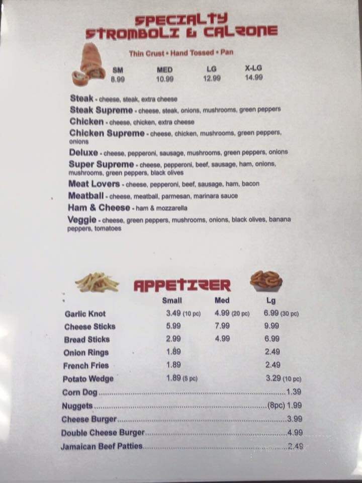 Dean's Pizza - Newton Grove, NC menu_pic