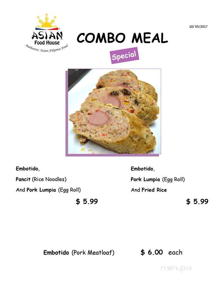 Asian Food House - Raeford, NC menu_pic