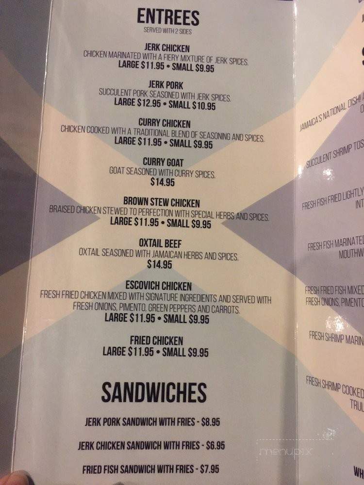 Jamaica House - Wilmington, NC menu_pic