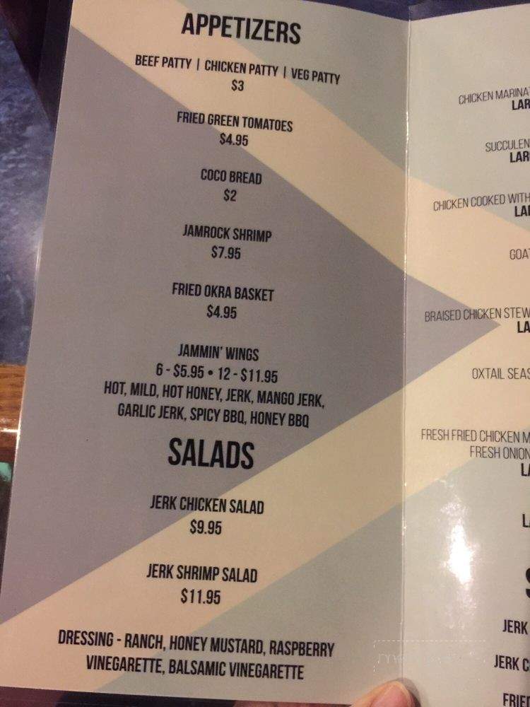Jamaica House - Wilmington, NC menu_pic