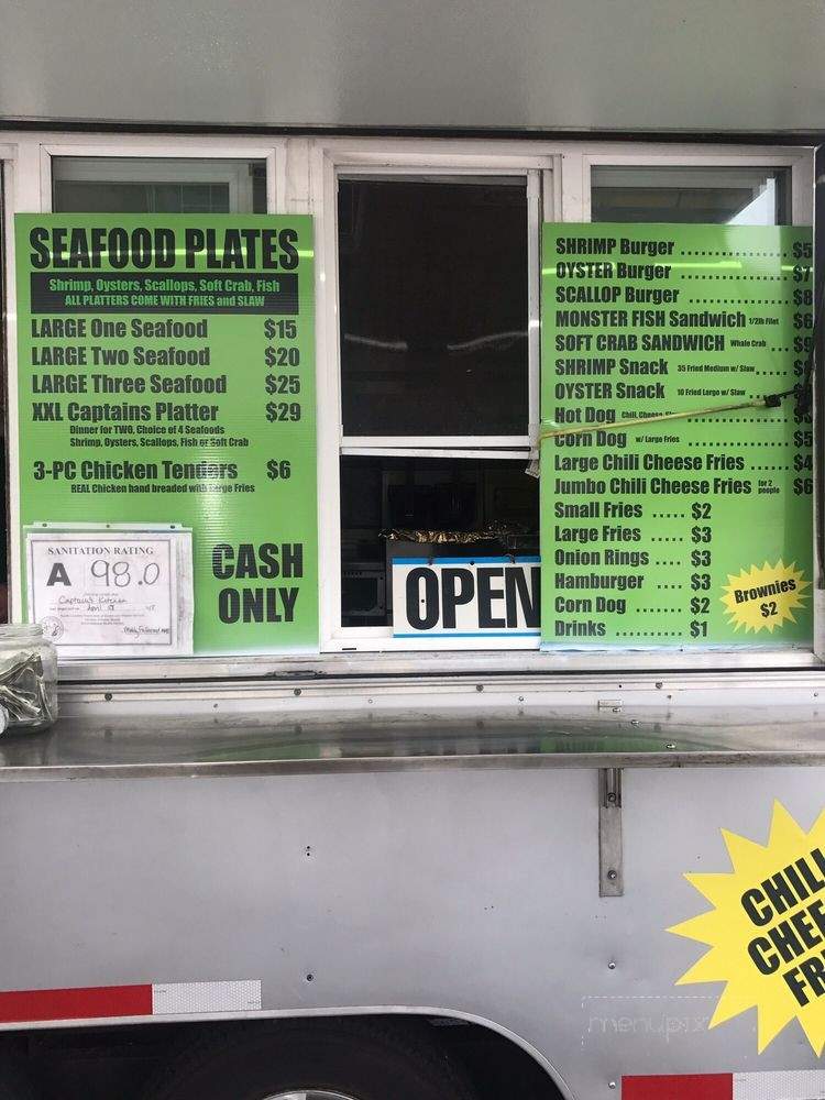Captain's Kitchen - Atlantic Beach, NC menu_pic