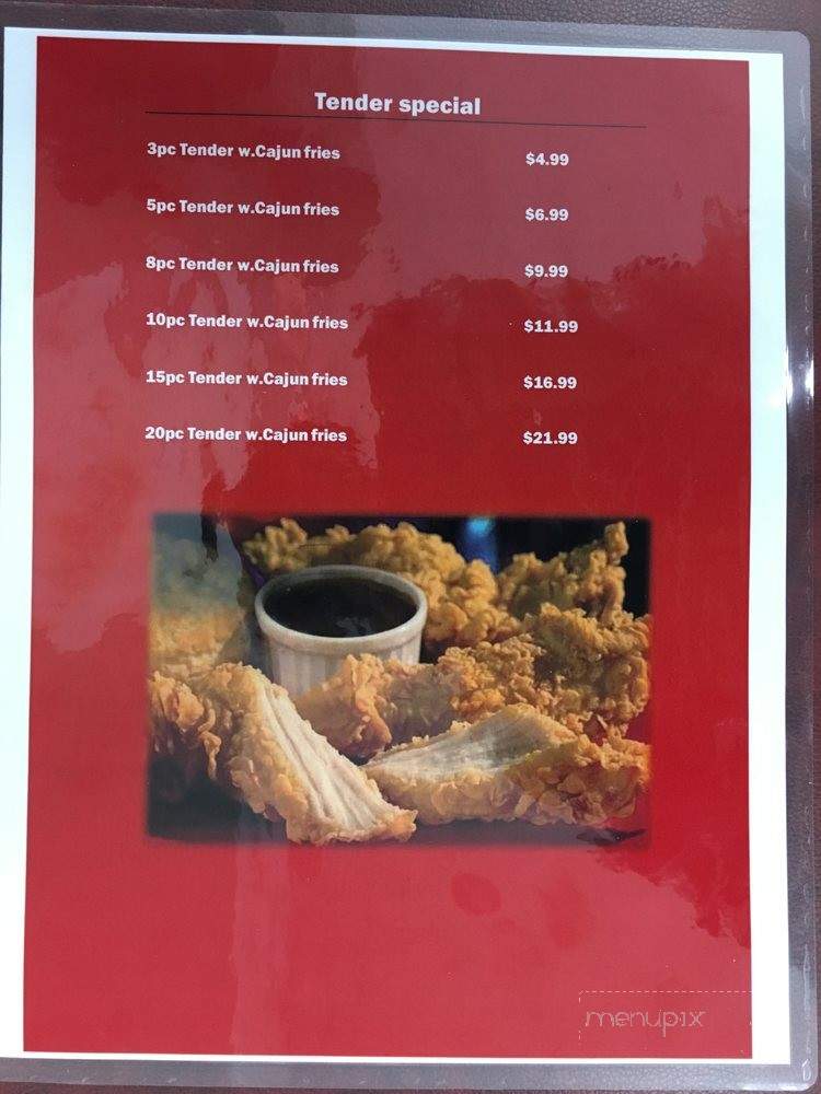 Cajun Seafood - Jacksonville, NC menu_pic