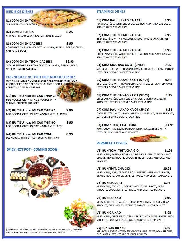 Good Pho U - Hickory, NC menu_pic