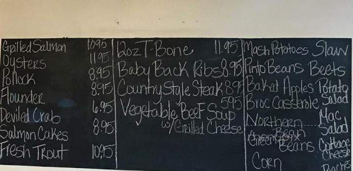 Brown's Cafe - Sparta, NC menu_pic