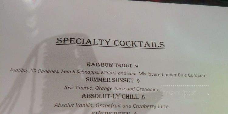 Moonshiners Steakhouse - Robbinsville, NC menu_pic