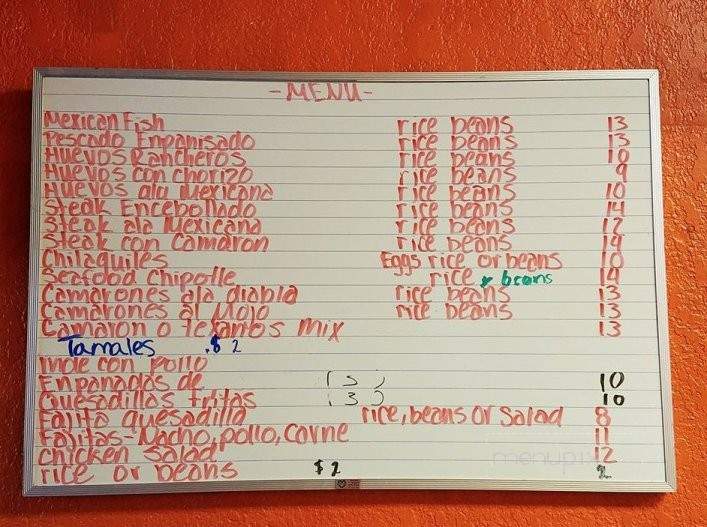 Alfrescos Taqueria y Cantina - Georgetown, SC menu_pic