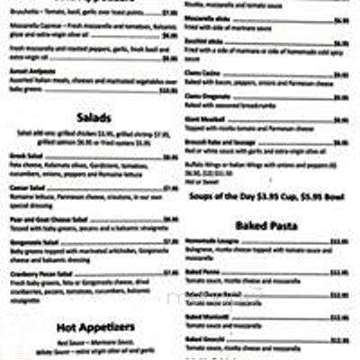 Harborside Seafood & Italian - Georgetown, SC menu_pic