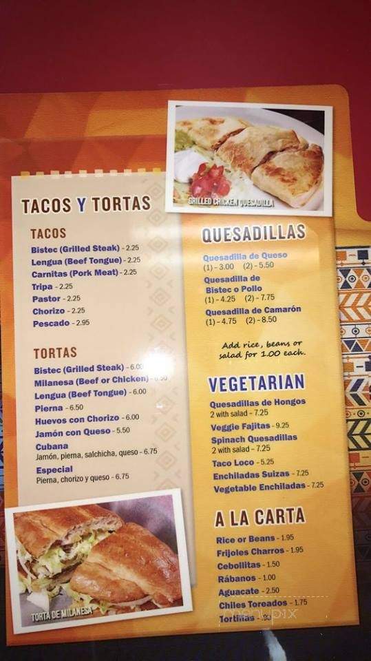 Los Amigos Taqueria Mexicana - Florence, SC menu_pic