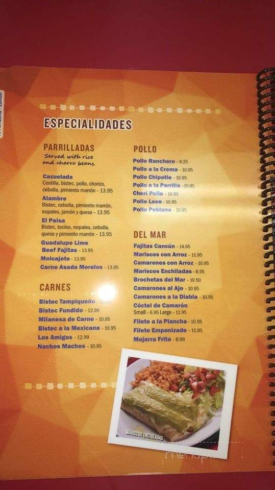 Los Amigos Taqueria Mexicana - Florence, SC menu_pic