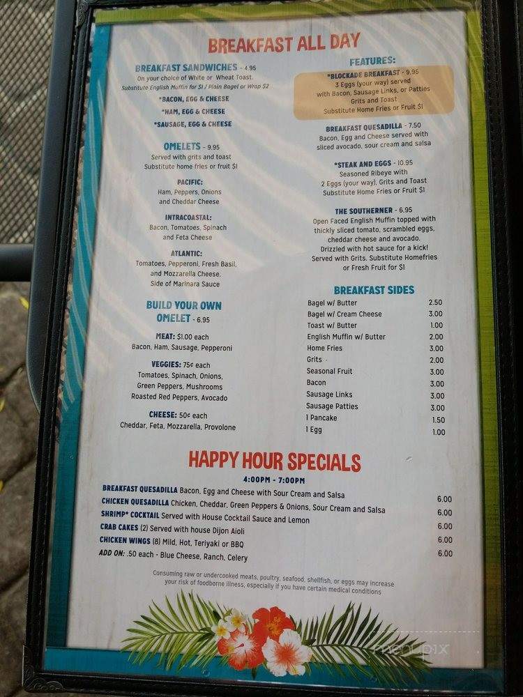 About Thyme - North Myrtle Beach, SC menu_pic